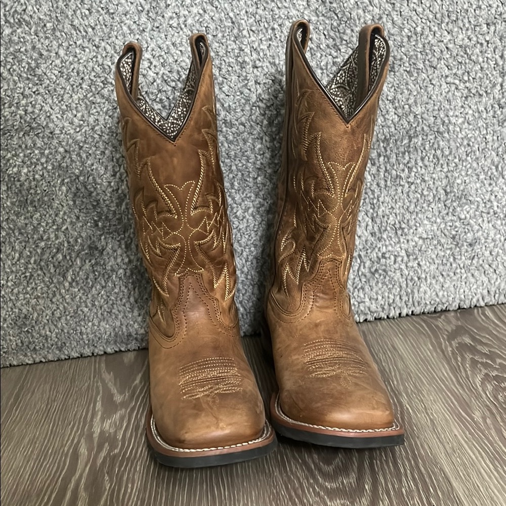 Laredo Tan Western Boots